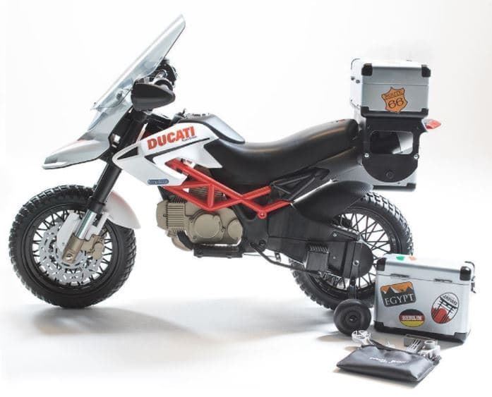 Moto de batería 12V para niños DUCATI HYPERCROSS de juguete PEG PEREGO MC0021 - Imagen 5