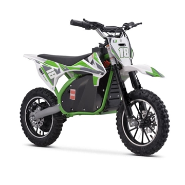 Moto de cross a batería 36v verde - Imagen 1