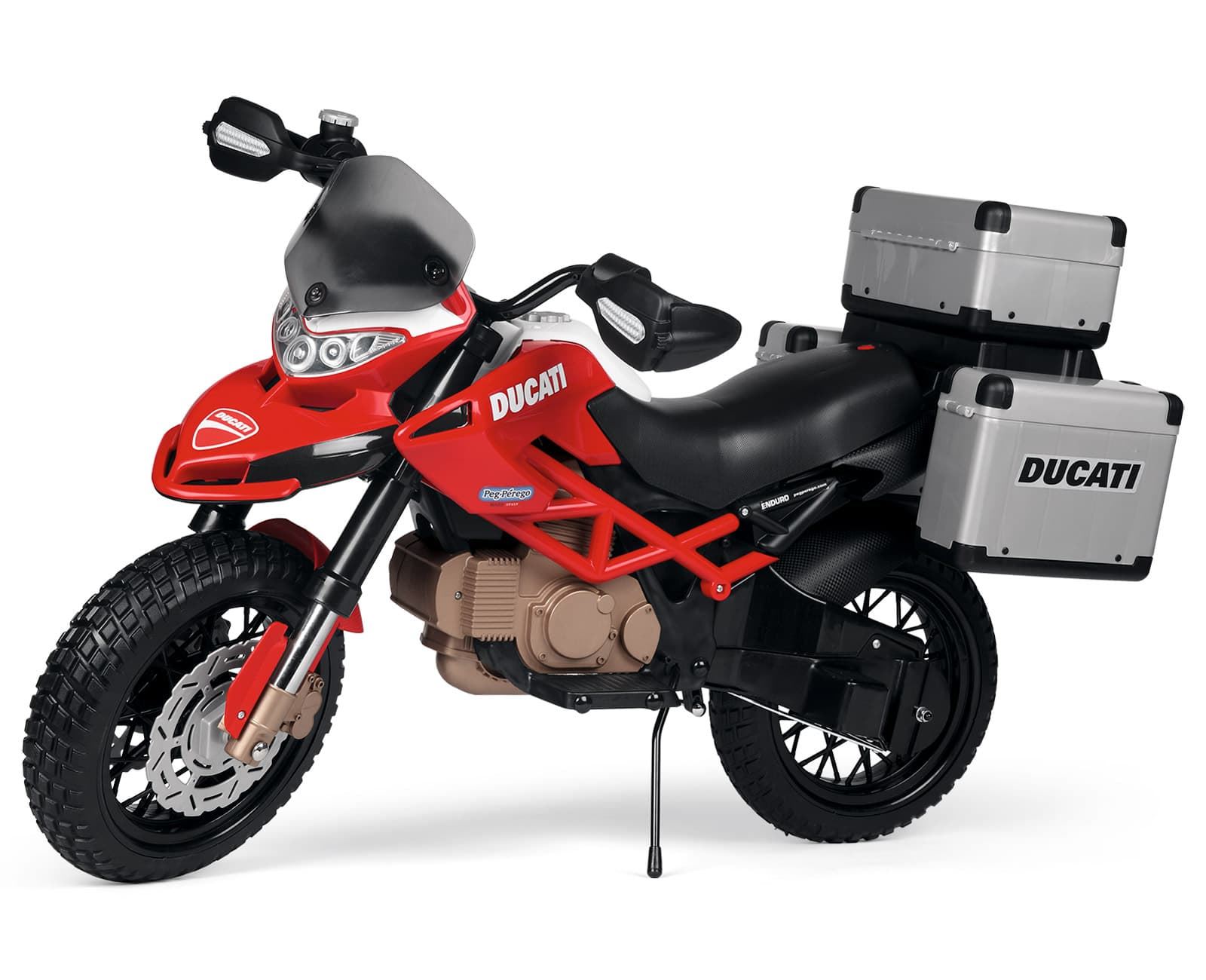 Moto Ducati Enduro de batería 12V Peg Perego IGMC0023 - Imagen 1