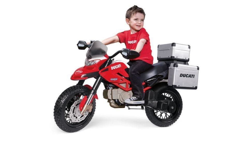 Moto Ducati Enduro de batería 12V Peg Perego IGMC0023 - Imagen 2