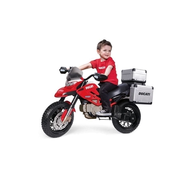 Moto Ducati Enduro de batería 12V Peg Perego IGMC0023 - Imagen 2