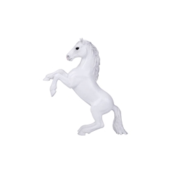 Mustang blanco de pie - Imagen 1