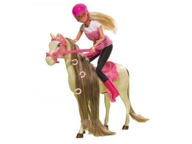 Muñeca con caballo steffi love - Imagen 1