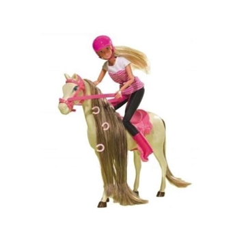 Muñeca con caballo steffi love - Imagen 1