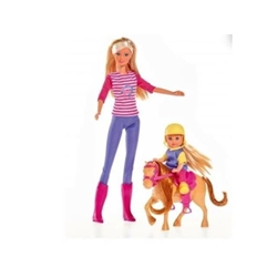 Muñeca Steffi love profesora de equitación con Evi - Imagen 1
