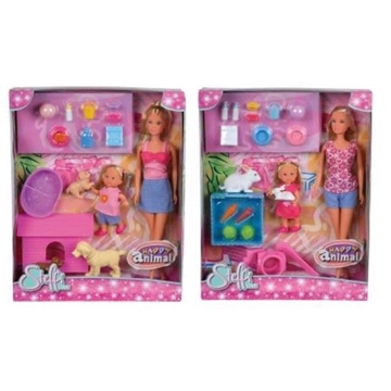 Muñeca Steffi Love y Evi Animales Felices - Imagen 2