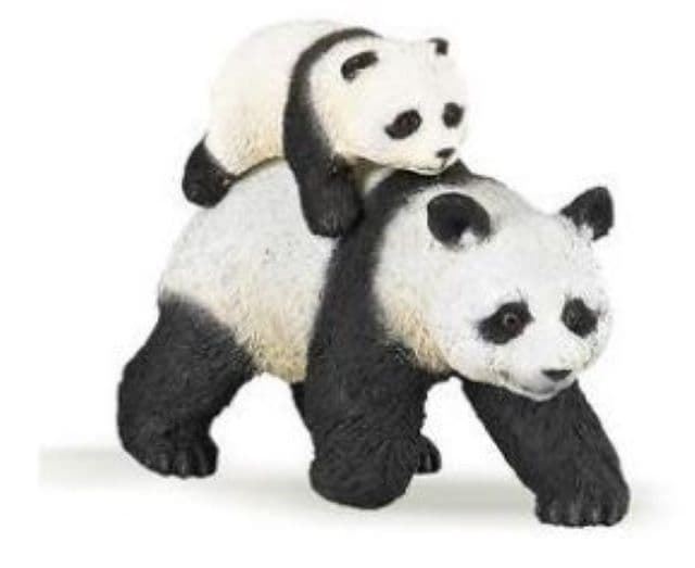 Oso panda con bebé PAPO 50071 - Imagen 1