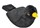 Pájaro negro de peluche con sonido Wild Republic 19489 - Imagen 1