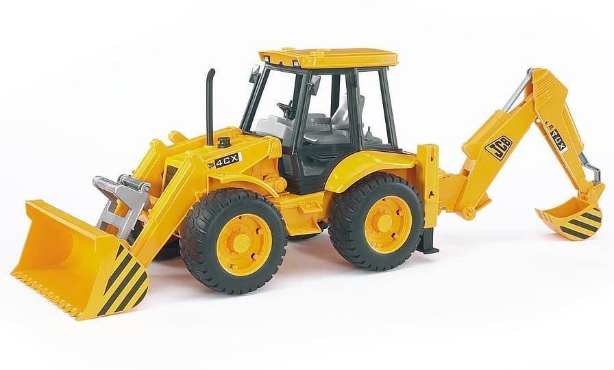 Pala Cargadora De Juguete Mixta JCB 4CX- Escala 1:16 BRUDER 02428 - Imagen 1