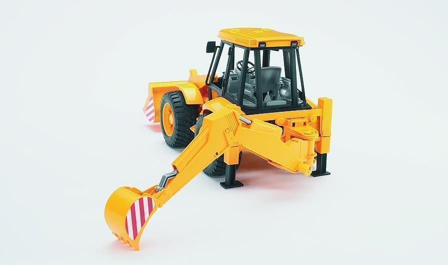 Pala Cargadora De Juguete Mixta JCB 4CX- Escala 1:16 BRUDER 02428 - Imagen 2