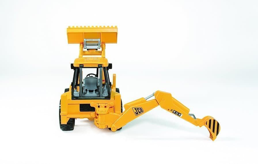 Pala Cargadora De Juguete Mixta JCB 4CX- Escala 1:16 BRUDER 02428 - Imagen 4