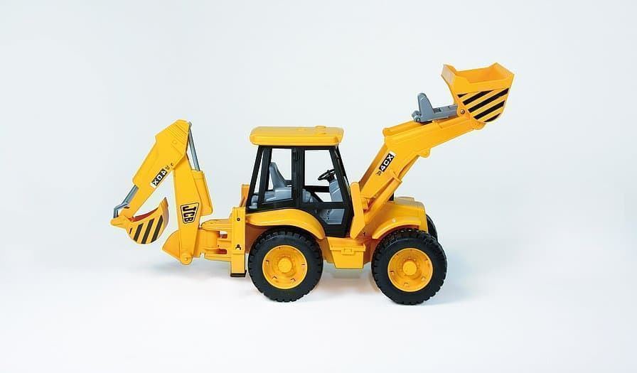 Pala Cargadora De Juguete Mixta JCB 4CX- Escala 1:16 BRUDER 02428 - Imagen 5