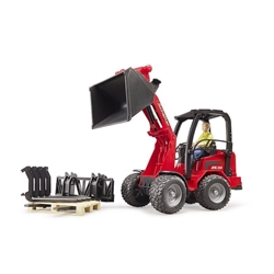 Pala Compacta De Juguete SCHÄFFER 2034 Con Accesorios.- Escala 1:16 BRUDER 02191 - Imagen 2