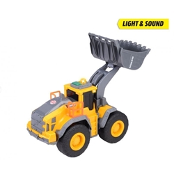 Pala excavadora volvo de juguete con luz y sonido 23cm - Imagen 2