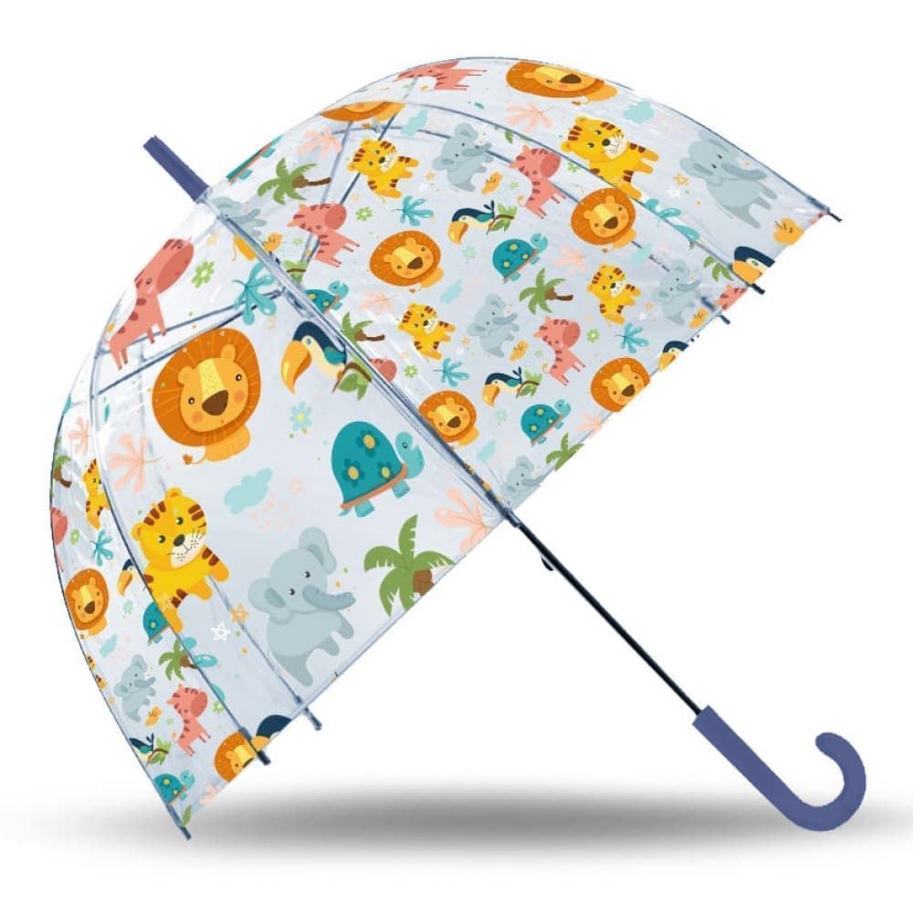 Paraguas infantil animales automático campana 72cm - Imagen 1