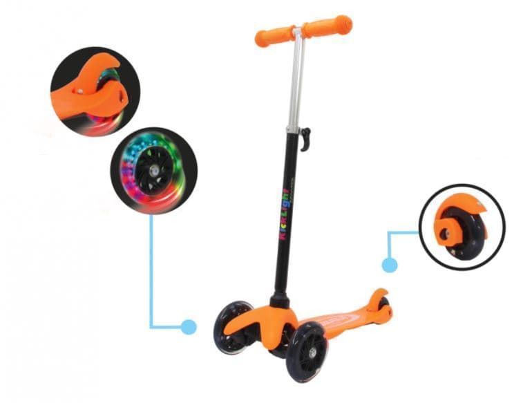 Patinete infantil Scooter Naranja con luz JAMARA 460496 - Imagen 1