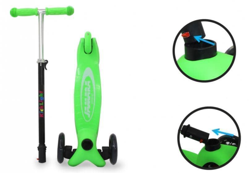 Patinete Scooter Verde con luz JAMARA 460495 - Imagen 6