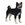 Perro de juguete shiba inu negro mojo - Imagen 1