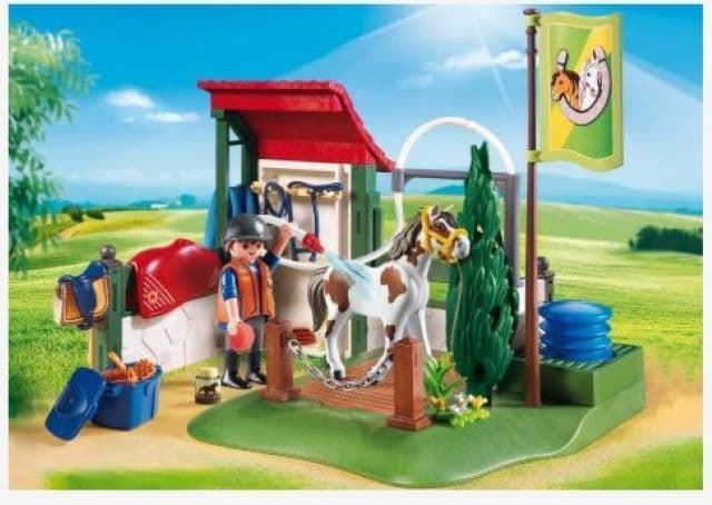 Playmobil Granja Set Limpieza Caballos 6929 - Imagen 1