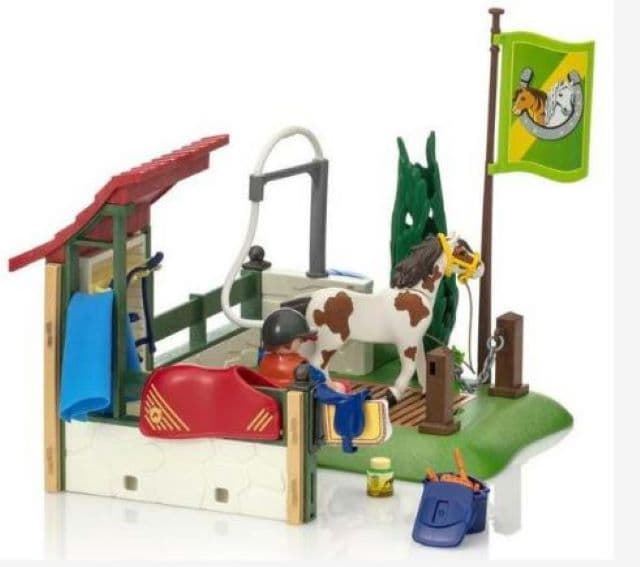 Playmobil Granja Set Limpieza Caballos 6929 - Imagen 2