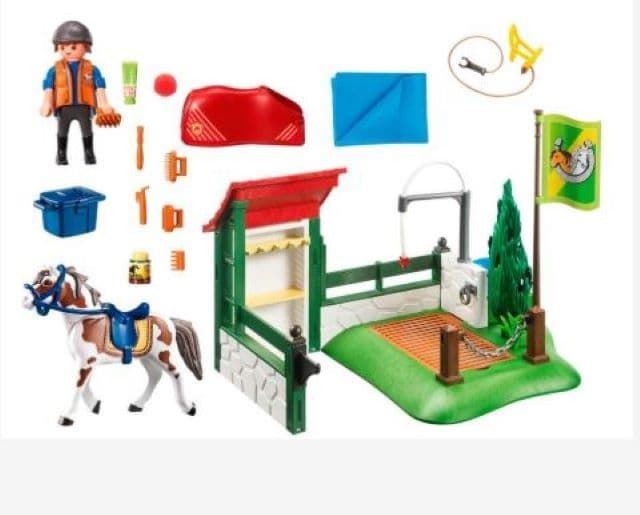 Playmobil Granja Set Limpieza Caballos 6929 - Imagen 3