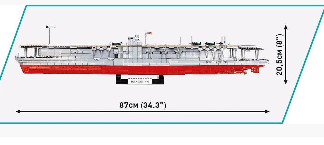 Portaaviones IJN Akagi 3573 Piezas - Imagen 3