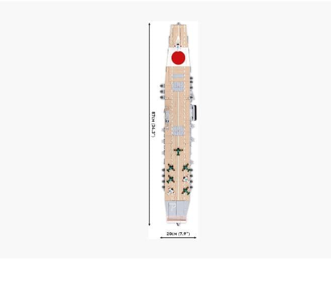 Portaaviones IJN Akagi 3573 Piezas - Imagen 4