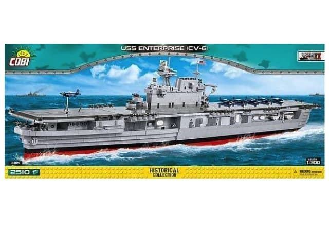 Portaaviones USS CV-6 De Construcción COBI 4815 - Imagen 1