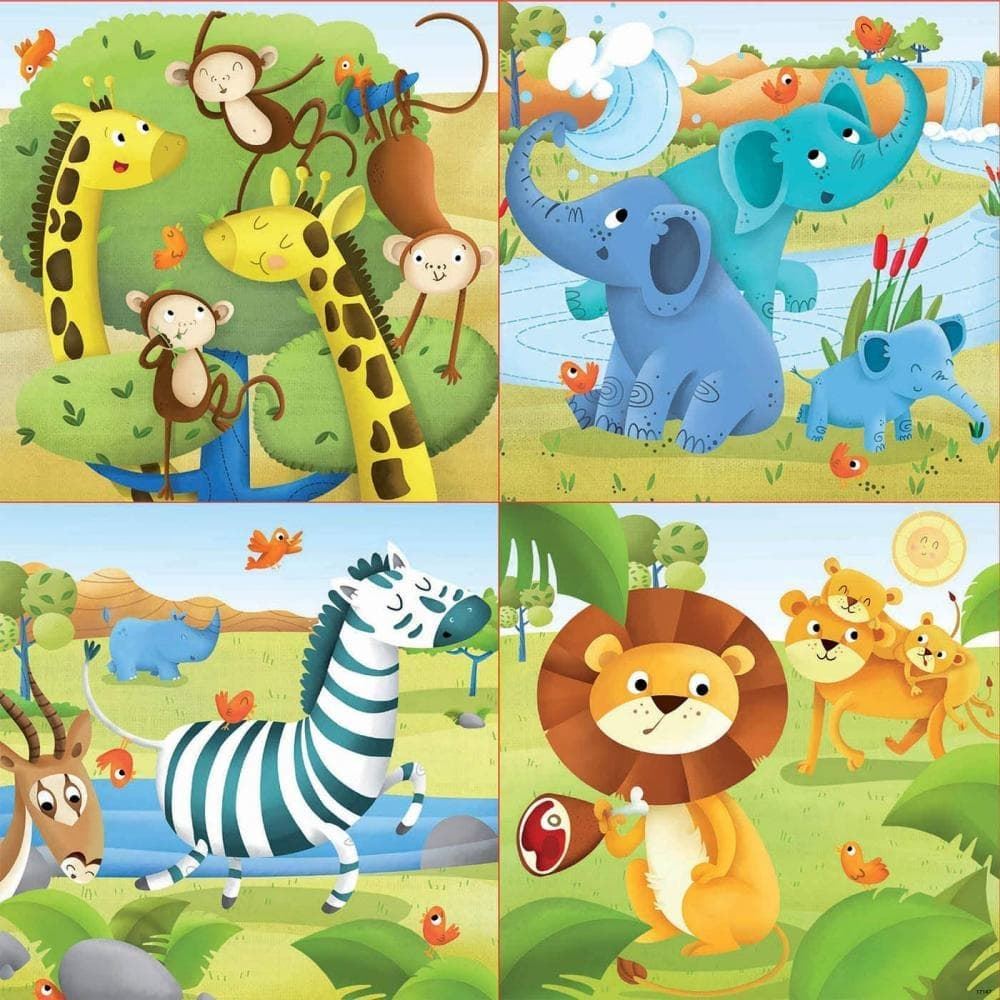 Puzzle animales progresivo 12-16-20-25 piezas educa - Imagen 2