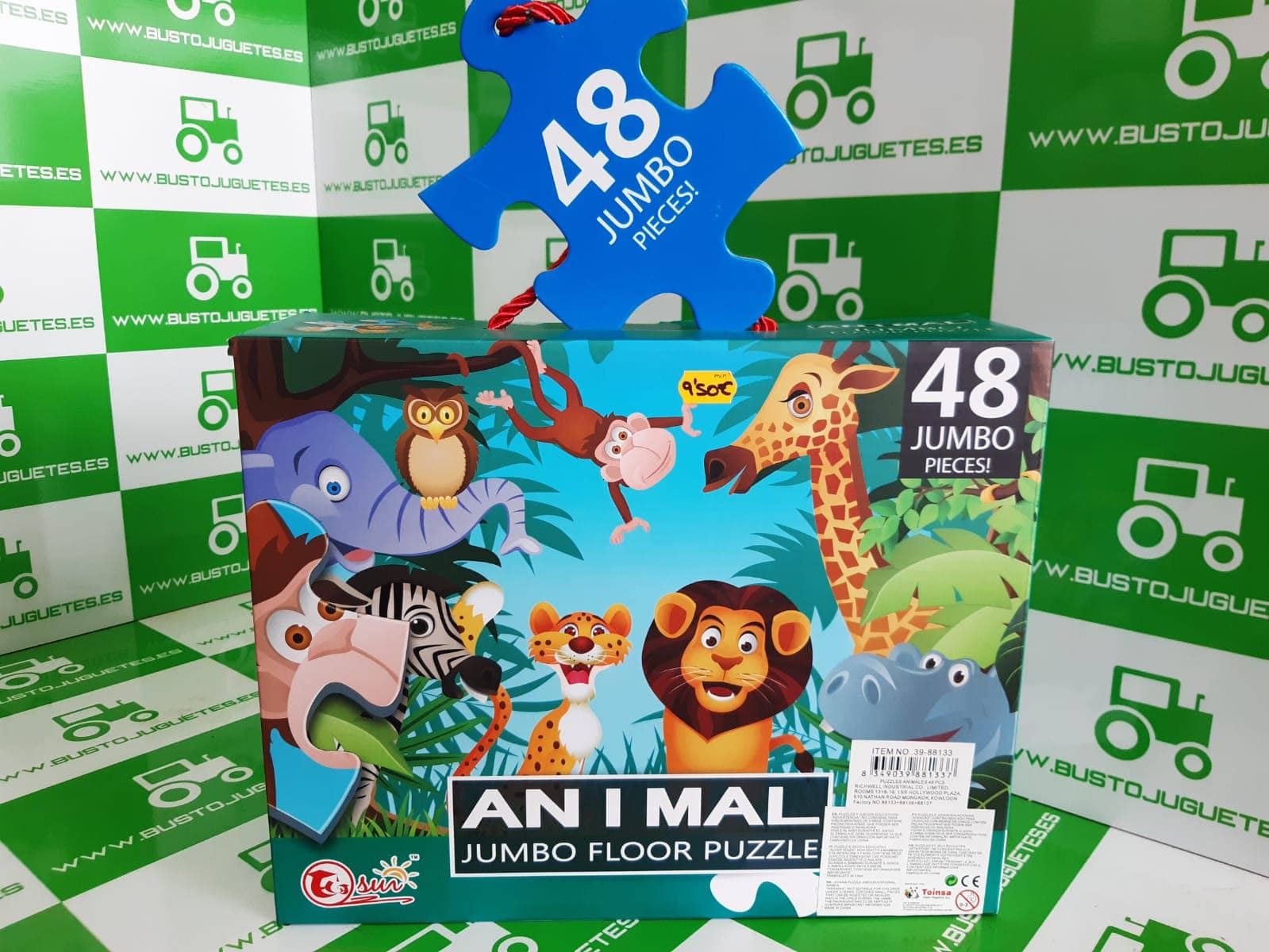 Puzzle animales selva 48 piezas - Imagen 1