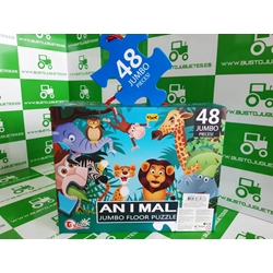 Puzzle animales selva 48 piezas - Imagen 1