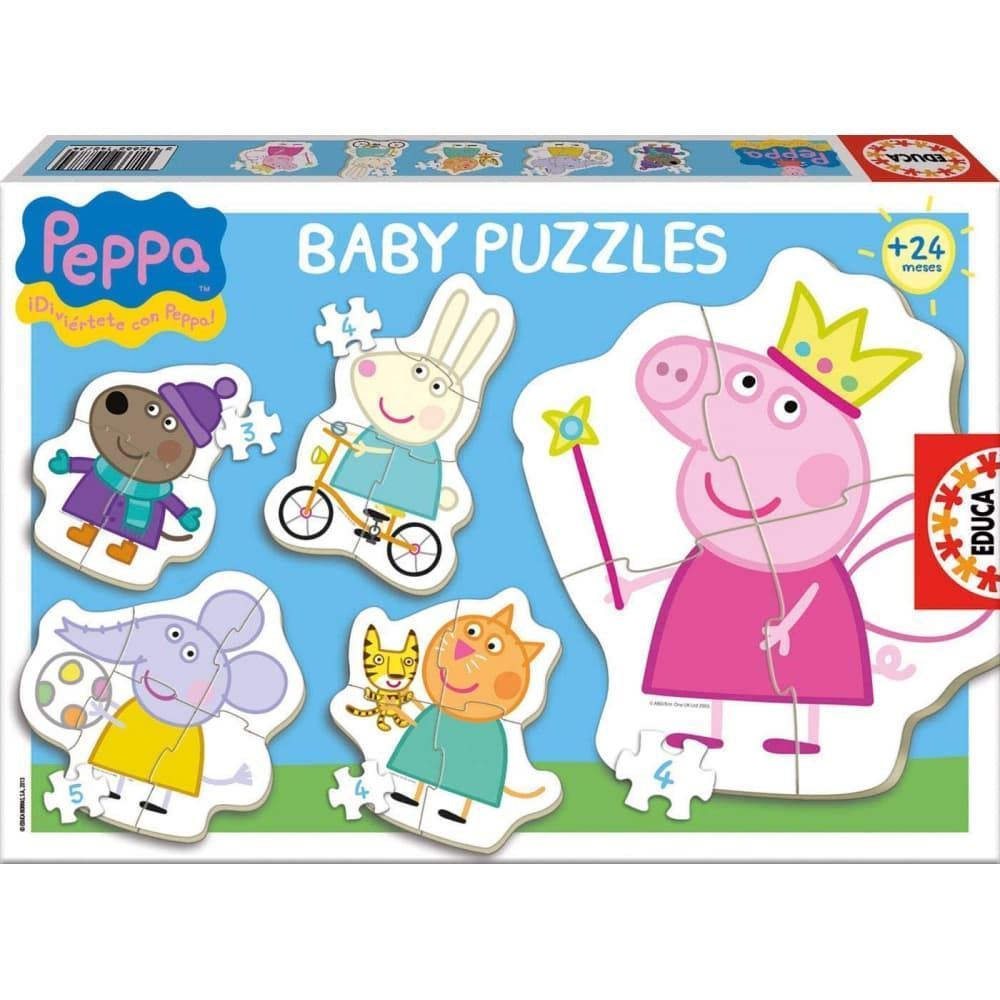 Puzzle baby peppa pig educa - Imagen 1