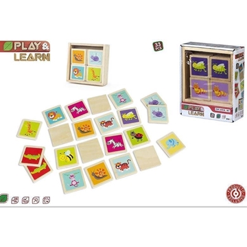 Puzzle de madera de animales - Memory - Imagen 1