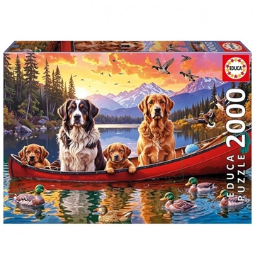 Puzzle domingo con los niños 2000 piezas 20576 educa - Imagen 1