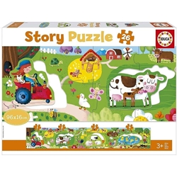 Puzzle Granja 26 piezas educa - Imagen 1