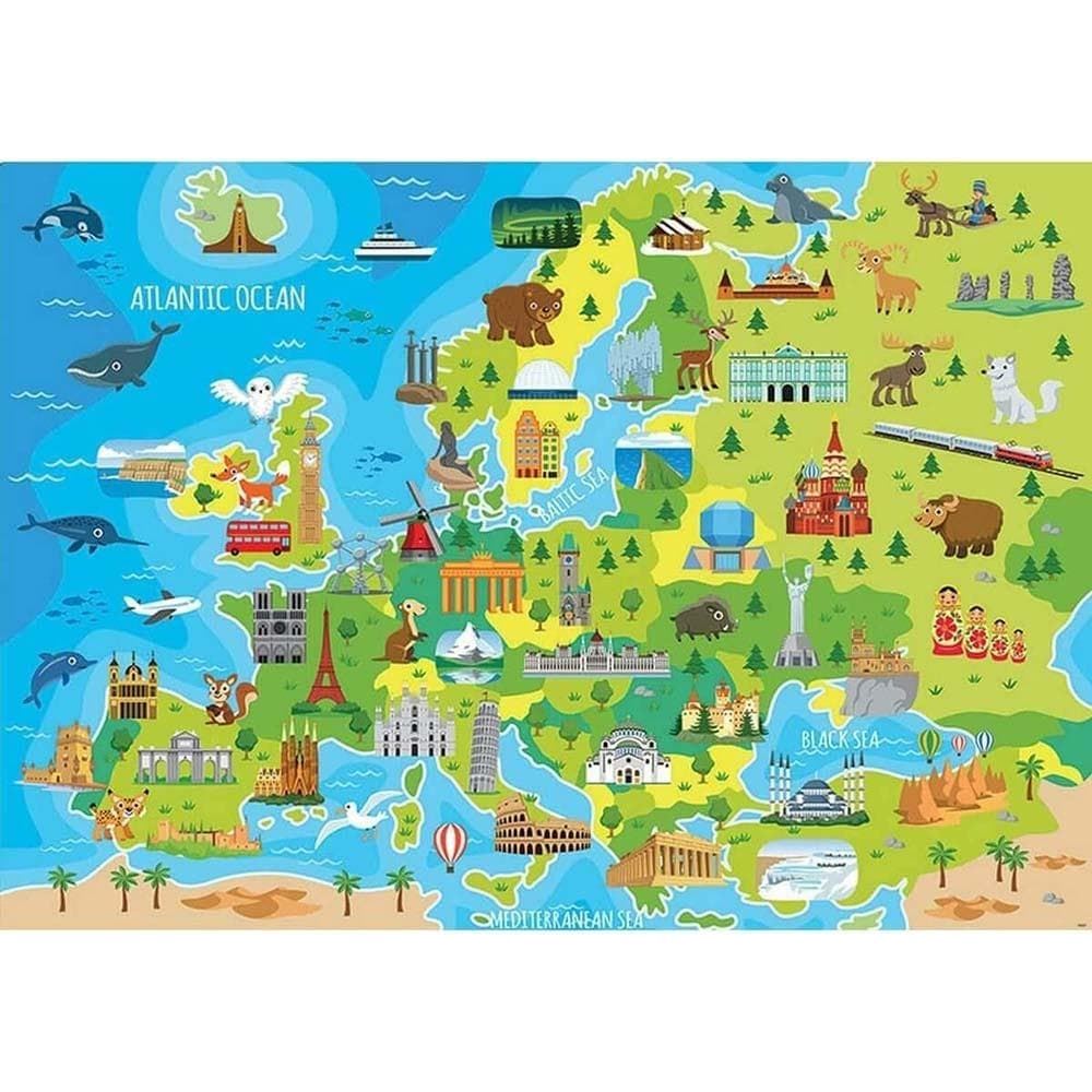 Puzzle infantil mapa europa 150 piezas educa - Imagen 2