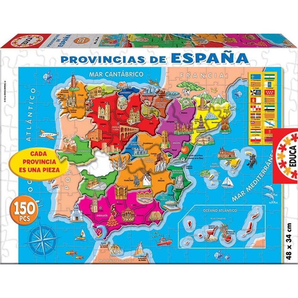 Puzzle infantil Provincias España 150 piezas educa - Imagen 1