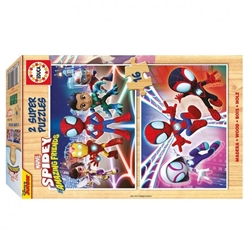 Puzzle madera 2x16 spidey & his amazing friends EDUCA 19579 - Imagen 1