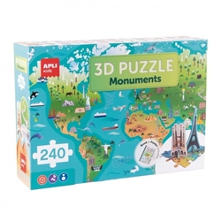 Puzzle monumentos del mundo APLI 20632 - Imagen 1