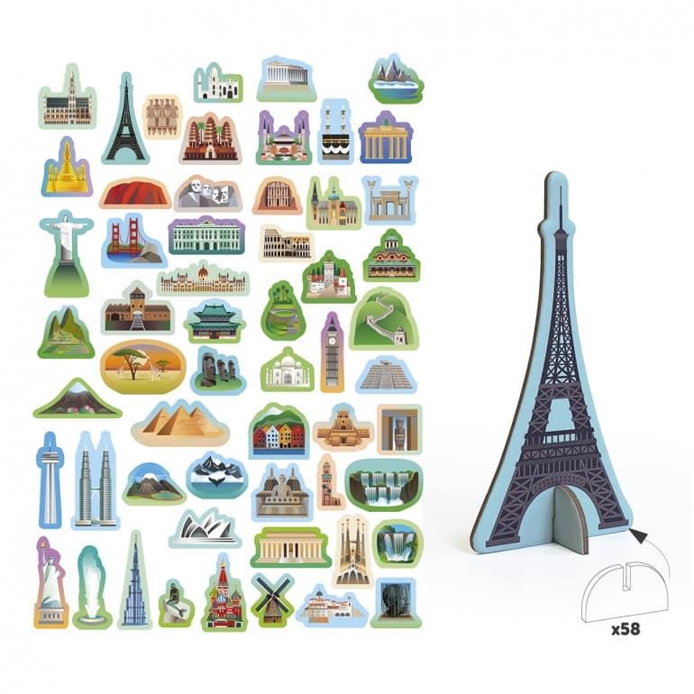 Puzzle monumentos del mundo APLI 20632 - Imagen 5