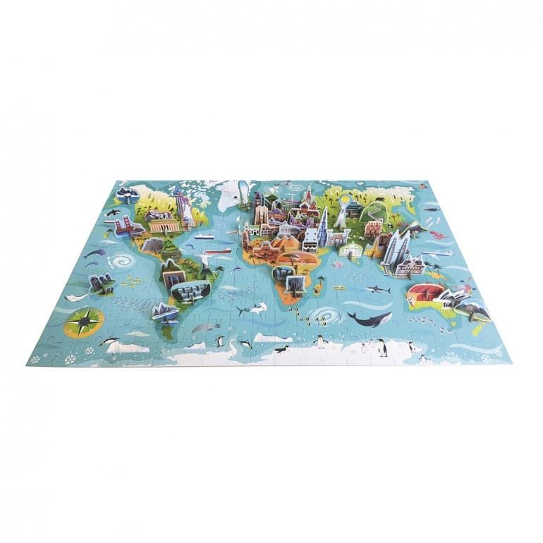 Puzzle monumentos del mundo APLI 20632 - Imagen 6