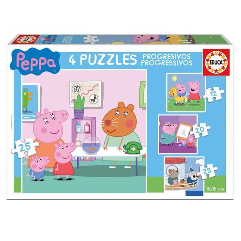 Puzzle progresivo Peppa Pig EDUCA 16817 - Imagen 1