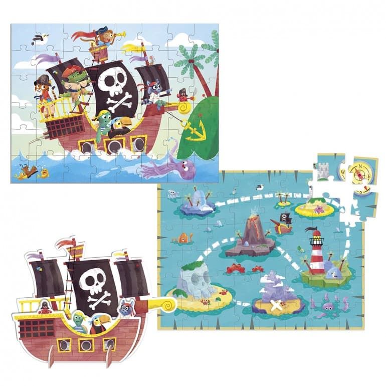 Puzzle XXL piratas GOULA 1110700209 - Imagen 4