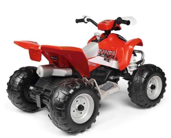 Quad De Batería 12V POLARIS OUTLAW 330W Con Luces Y Sonido Peg Perego IGOR0099 - Imagen 4