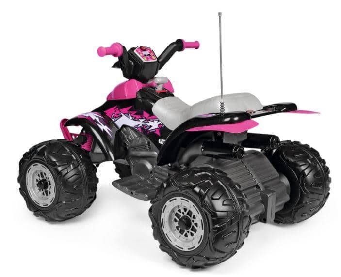 Quad Eléctrico 12V CORRAL T-REX 330W PINK Con Luces Y Sonido IGOR0101 Peg Perego - Imagen 5