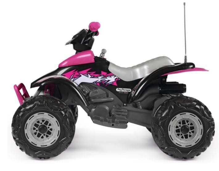 Quad Eléctrico 12V CORRAL T-REX 330W PINK Con Luces Y Sonido IGOR0101 Peg Perego - Imagen 6