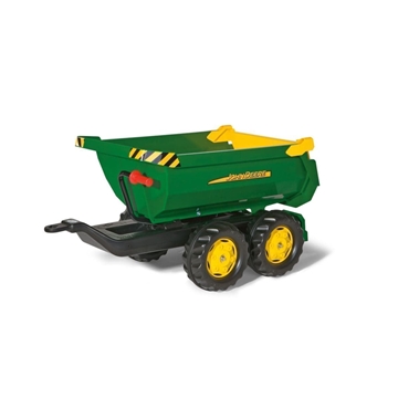 Remolque Bañera De Dos Ejes JOHN DEERE Para Tractor De Pedales De Juguete ROLLY TOYS 12216 - Imagen 1