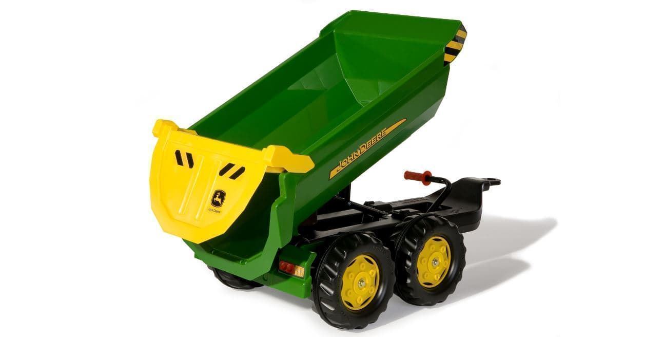 Remolque Bañera De Dos Ejes JOHN DEERE Para Tractor De Pedales De Juguete ROLLY TOYS 12216 - Imagen 3