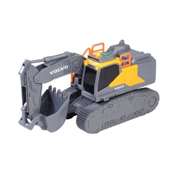 Retroexcavadora volvo con luz y sonido de juguete 23cm - Imagen 1