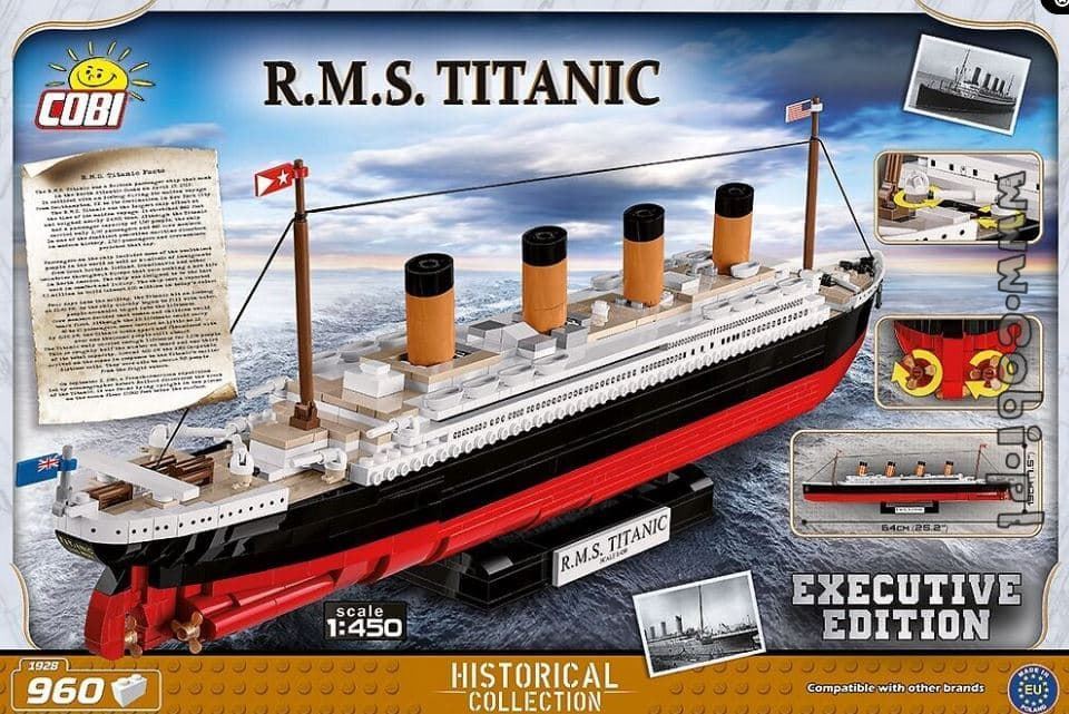 RMS Titanic 1: 450 - Edición ejecutiva COBI 1928 (960 PIEZAS) - Imagen 2